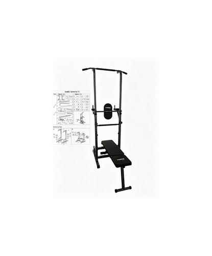 Estación Fitness Multifuncional Force By Gadnic 150kg Multigimnasio Dominadas Fondos - 6
