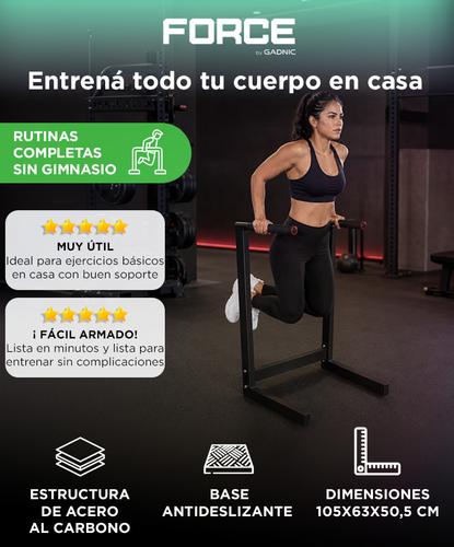 Estación de Tríceps Force By Gadnic Fitness Entrenamiento Soporte de Inmersión Estructura Acero Resistente - 1