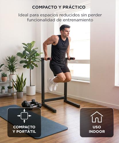 Estación de Tríceps Force By Gadnic Fitness Entrenamiento Soporte de Inmersión Estructura Acero Resistente - 4
