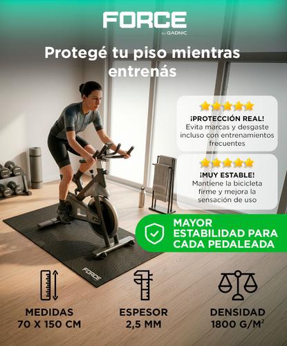Alfombrilla Para Bicicletas Force By Gadnic Protectora Antideslizante 2,5 mm - 1