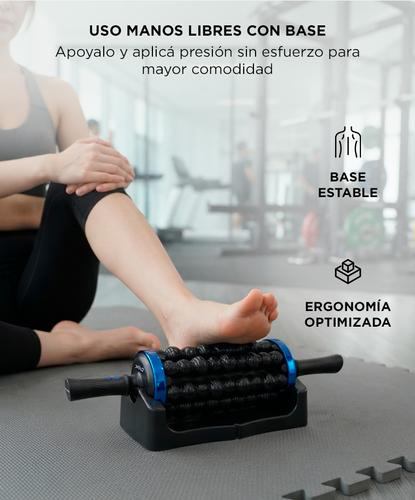 Rodillo Masajeador Eléctrico Force By Gadnic Alivio Muscular Múltiples Niveles De Velocidad  - 4