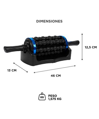 Rodillo Masajeador Eléctrico Force By Gadnic Alivio Muscular Múltiples Niveles De Velocidad  - 5