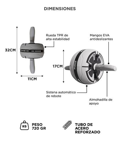 Rueda Abdominal Inteligente Force By Gadnic Rebote Automático Entrenamiento  - 5