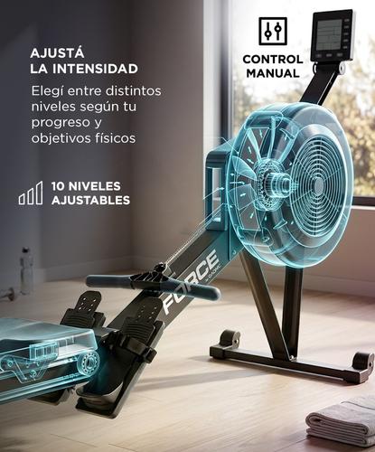 Máquina de Remo Force By Gadnic Resistencia Ajustable 200kg Fitness Entrenamiento - 2