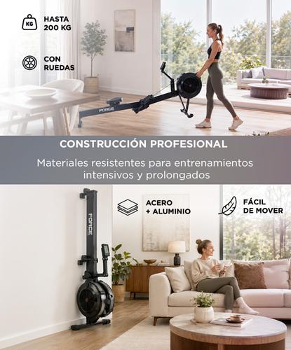 Máquina de Remo Force By Gadnic Resistencia Ajustable 200kg Fitness Entrenamiento - 4
