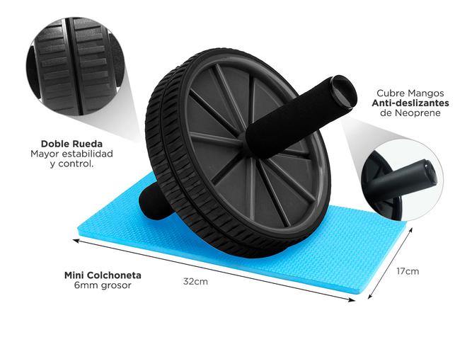 Rueda para Abdominales + Soga de Saltar FITNES05 - 4