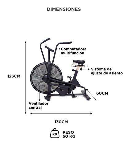 Bicicleta Fija de Aire  Air Bike - 5