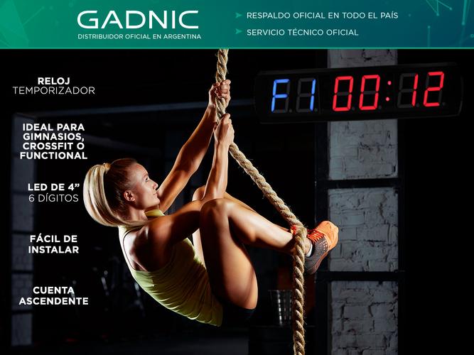 Reloj Timer Gadnic Deportivo Led 6 Digitos - 1