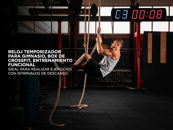 Reloj Timer Gadnic Deportivo Led 6 Digitos - 3