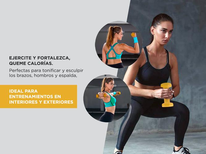  Mancuerna 0,5KG Gadnic Pesas Con Revestimiento De Vinilo - 2