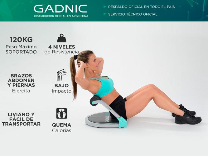 Máquina Para Abdominales Gadnic Fit F137 Quema Calorías Tonifica 4 Niveles - 1