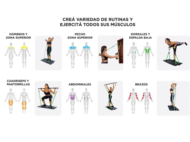Kit De Entrenamiento Funcional  2.0 Gimnasio - 3