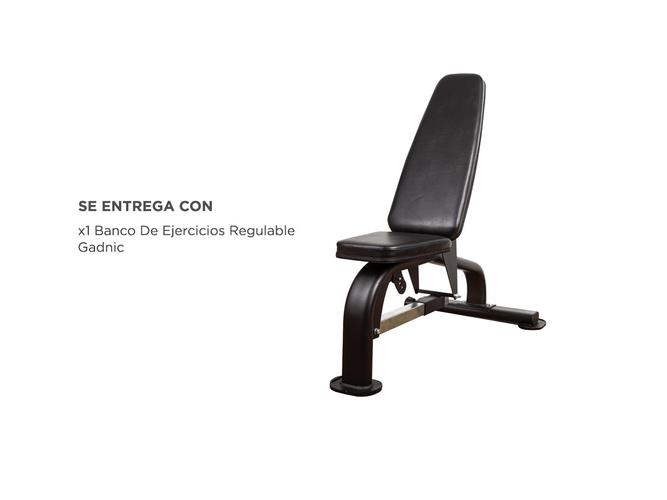 Banco De Ejercicios Regulable Gadnic Multiangular Gym  - 6
