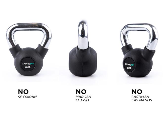  Pesa Rusa Kettlebell Gadnic 8KG Fitness - 4
