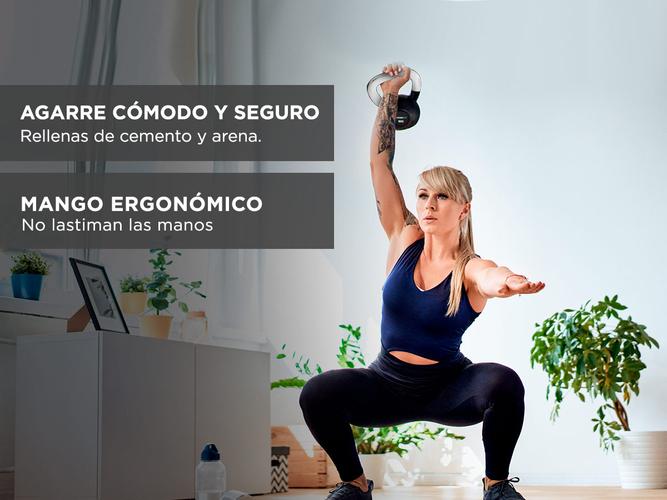 Pesa Rusa Kettlebell Gadnic 16KG Fitness Usado - 2