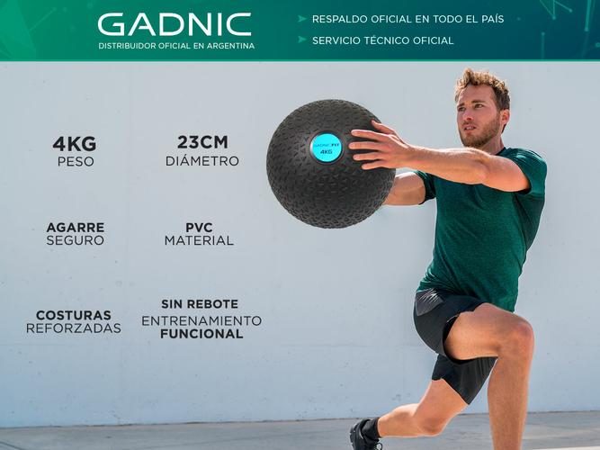 Slam Ball Gadnic 4kg Sin Pique Fitness - 1