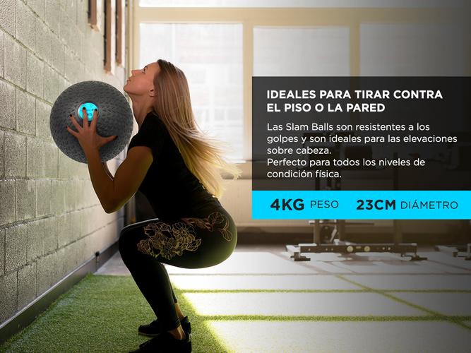 Slam Ball Gadnic 4kg Sin Pique Fitness - 2