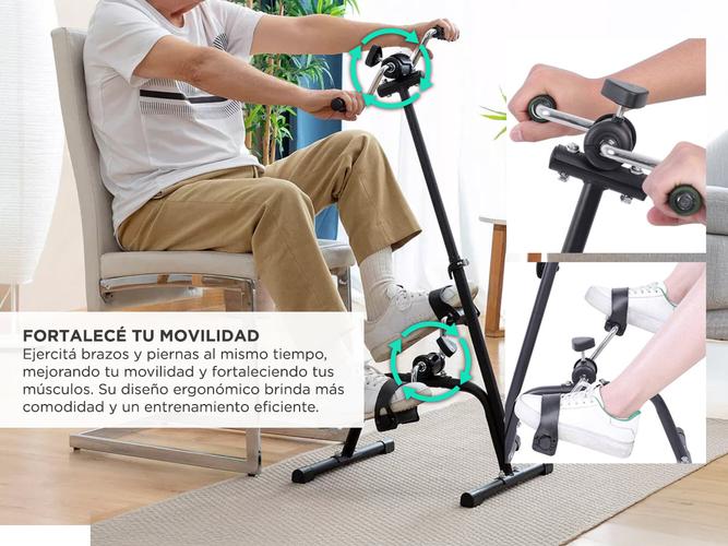 Bicicleta Fija Gadnic F-3050 Resistencia Ajustable Piernas y Brazos Rehabilitación y Cardio - 2