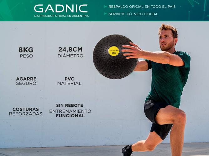 Slam Ball Gadnic 8kg Sin Pique Fitness - 1