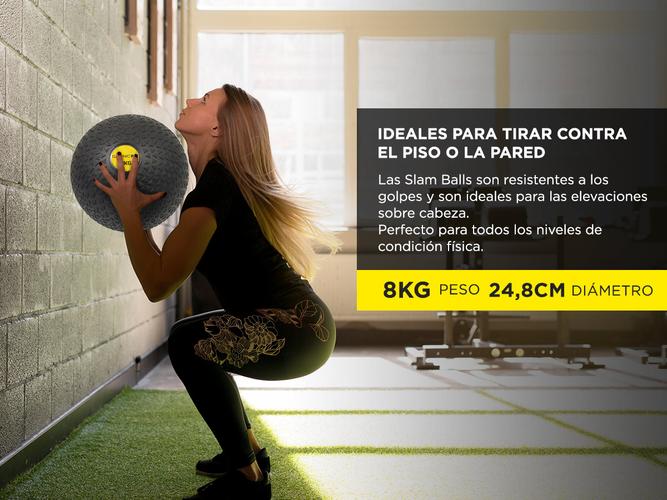 Slam Ball Gadnic 8kg Sin Pique Fitness - 2