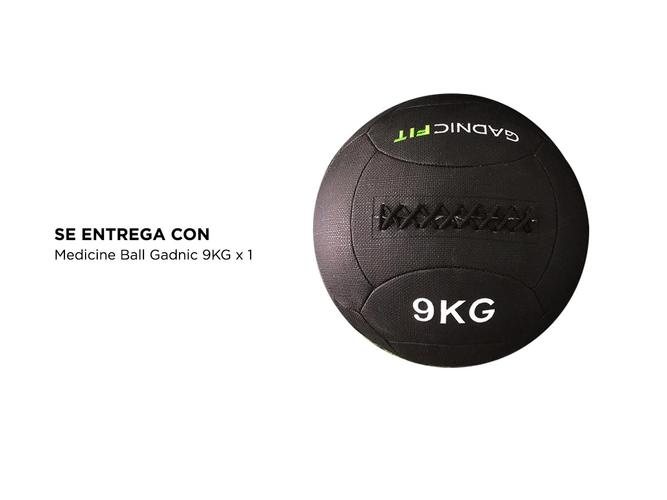 Medicine Ball Wall Ball Gadnic 9kg Crossfit Pique - 5