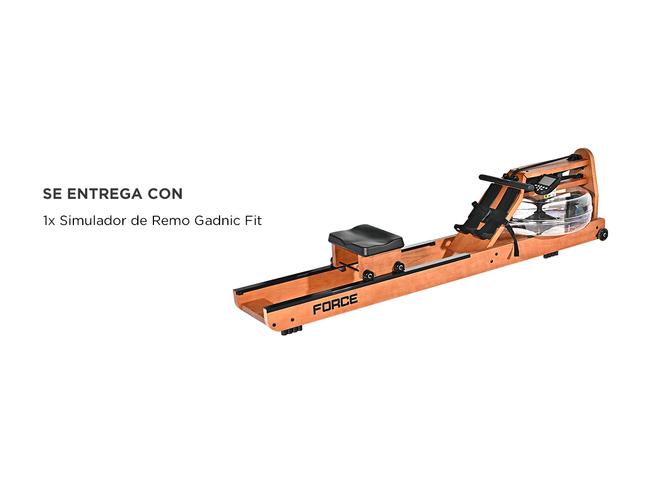 Maquina Simulador Remo Gadnic Fit WR66 Agua Profesional - 6