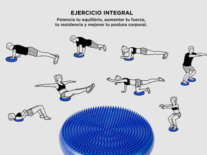 Kit De Entrenamiento Funcional Gadnic Disco + 4 Mini Bosu - 2