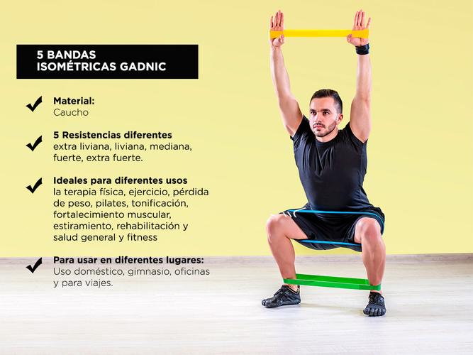 Kit De Entrenamiento Funcional Gadnic Disco + 4 Mini Bosu - 4
