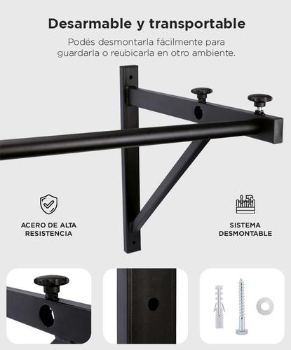 Barra de Dominadas Force By Gadnic Crossfit Pull Up Reforzada Outlet - 2