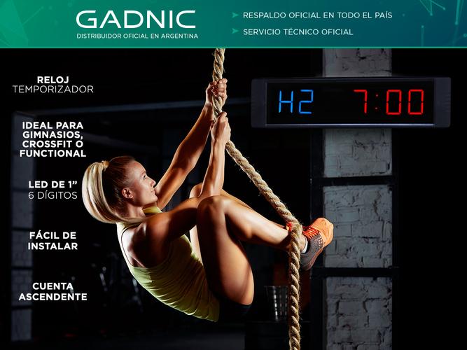Reloj Timer Gadnic Crossfit Led 6 Digitos 1 - 1