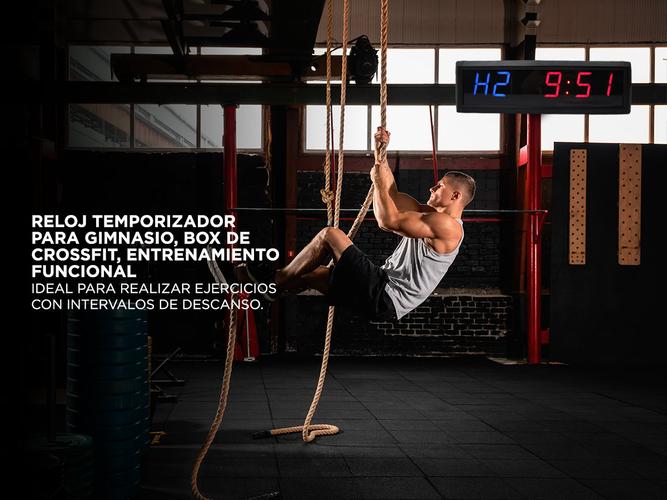 Reloj Timer Gadnic Crossfit Led 6 Digitos 1 - 2
