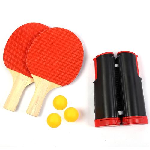 Set Ping Pong Gadnic 2 Paletas + 3 Pelotas + Red Retráctil  - 0
