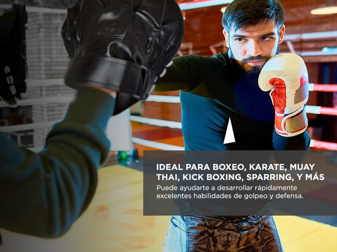Guantes Foco Boxeo Gadnic Manoplas Curvo Profesional  - 2
