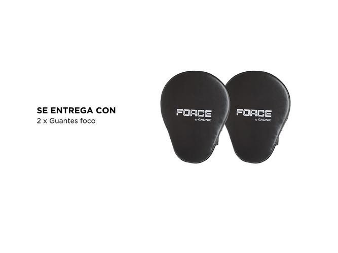 Guantes Foco Boxeo Gadnic Manoplas Curvo Profesional  - 5