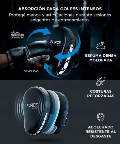 Guantes Foco Boxeo Gadnic Manoplas Curvo Profesional  - 2