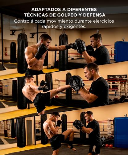 Guantes Foco Boxeo Gadnic Manoplas Curvo Profesional  - 4