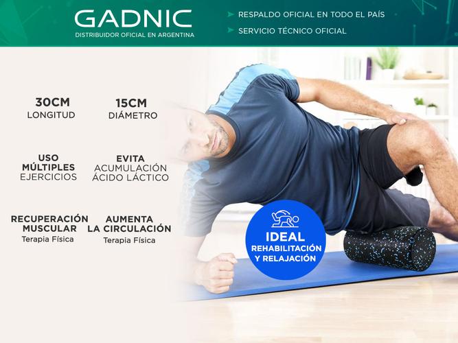Rodillo Foam Yoga Pilates Recuperación GADNIC - 1