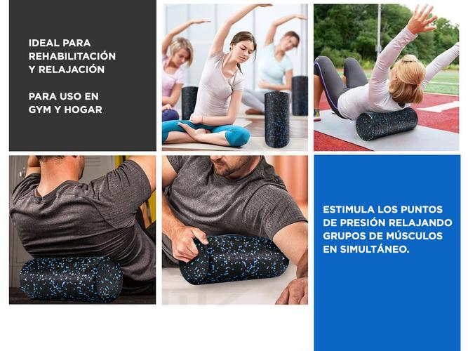 Rodillo Foam Yoga Pilates Recuperación 45 cm GADNIC - 2