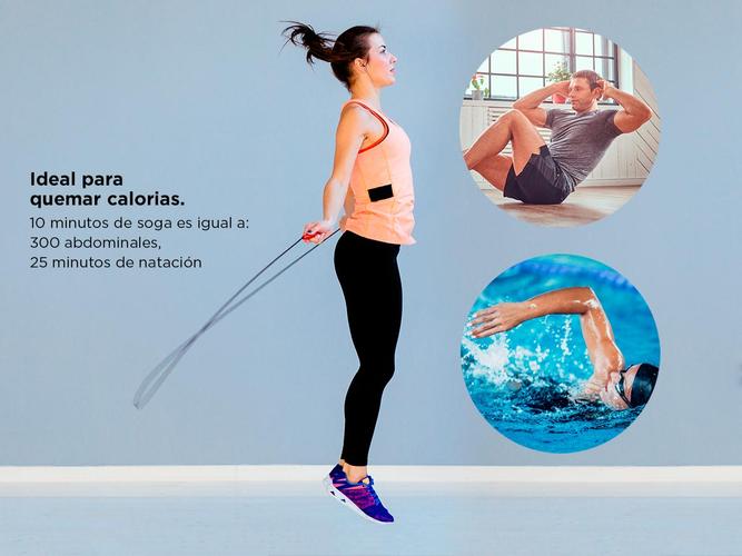 Soga Para Saltar Gadnic Fit F330 Mayor Velocidad  - 2