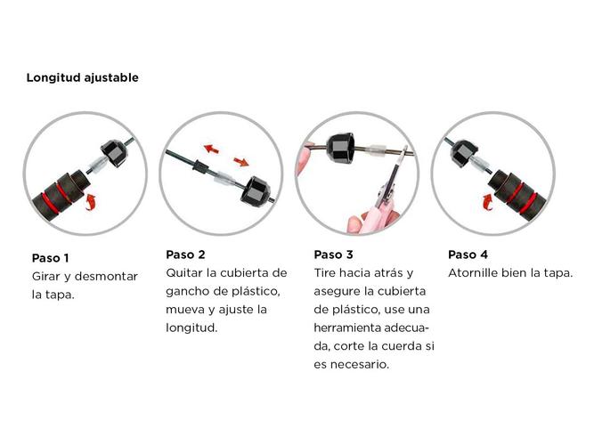 Soga Para Saltar Gadnic Fit F330 Mayor Velocidad  - 5