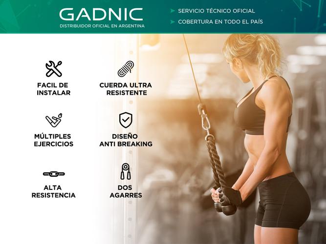 Sistema De Cable Con Polea Gadnic Para Máquina De Ejercicios - 1