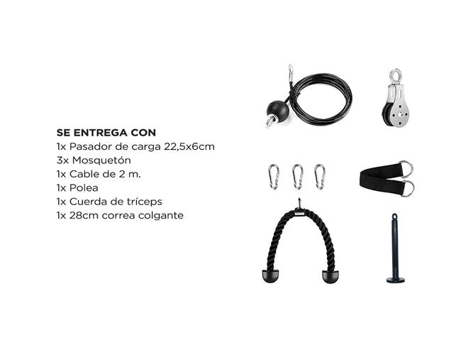 Sistema De Cable Con Polea Gadnic Para Máquina De Ejercicios - 5
