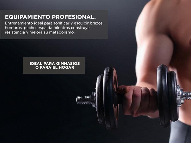 Mancuerna Acero Pintado Ajustable 20kg - 2