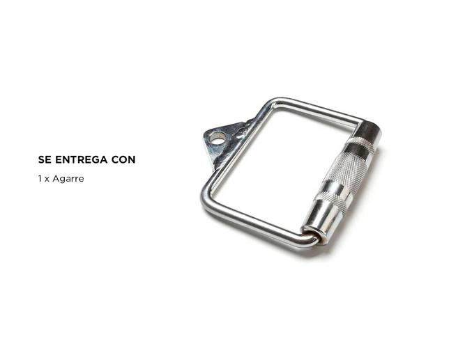 Estribo Agarre Polea Gadnic de Acero para Gimnasio  - 4