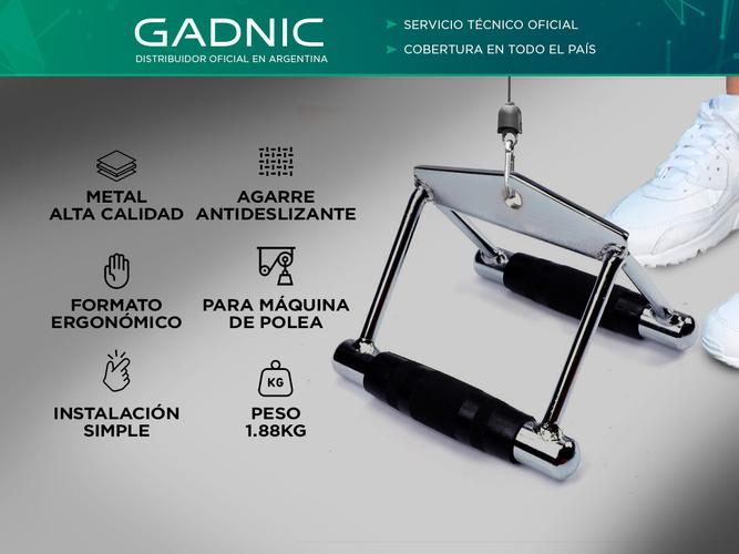 Agarre Triangulo Doble Para Polea Gadnic Remo - 1