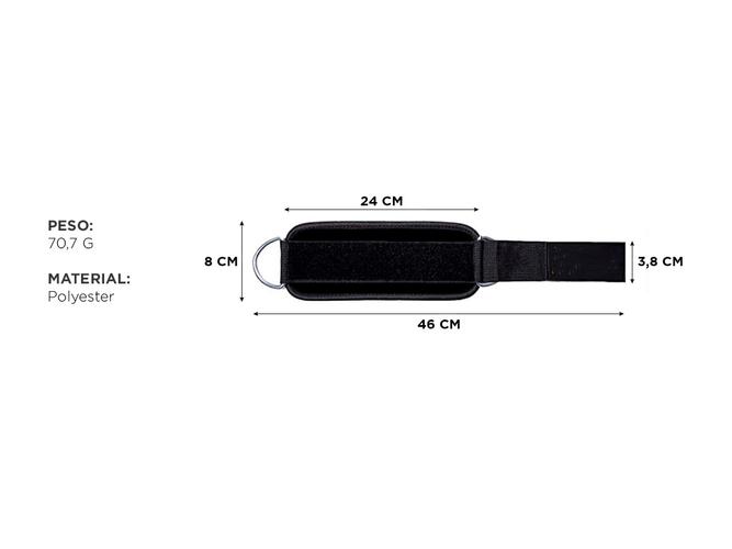 Tobillera Deportiva Ajustable Gadnic Para Gimnasio Reforzada - 3