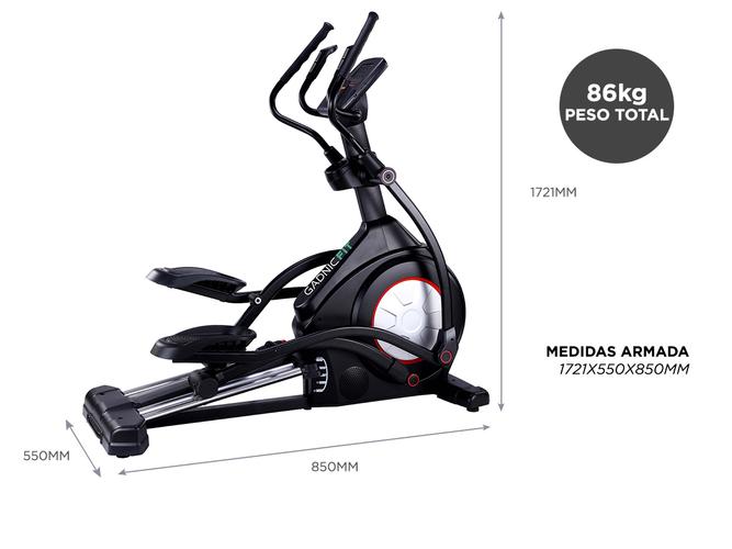 Eliptica Magnetica Profesional Gadnic Fit Genesis 150kg - 4