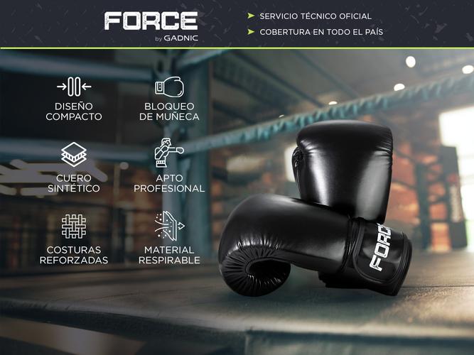 Guantes de Boxeo Gadnic Profesional de Combate Negro - 1