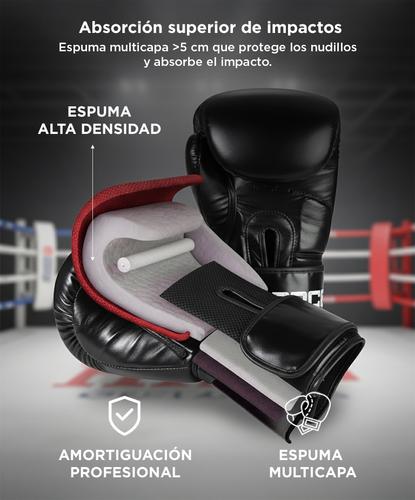 Guantes de Boxeo Gadnic Profesional de Combate Negro - 2