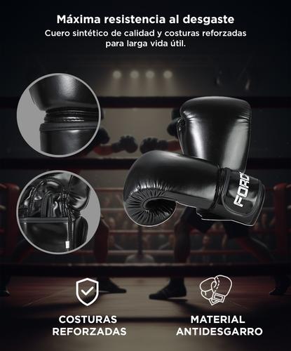 Guantes de Boxeo Gadnic Profesional de Combate Negro - 3